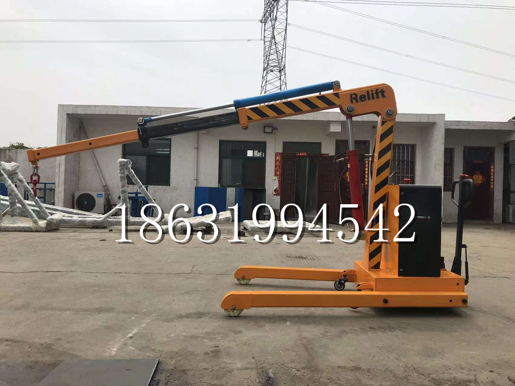 光复乡久征定做3吨三轮随车吊 农用园林绿化移树吊 平板工程用小吊机